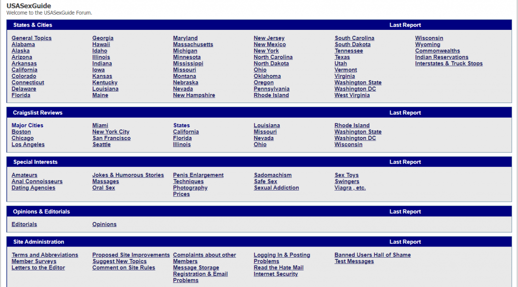 Review of UsaSexGuide: Professional Guide of the Platform