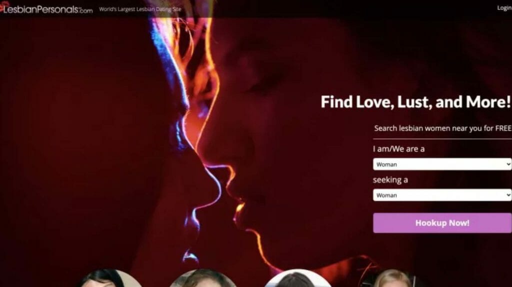 LesbianPersonals main page