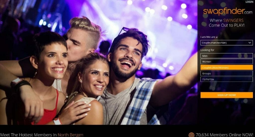 Swapfinder main page