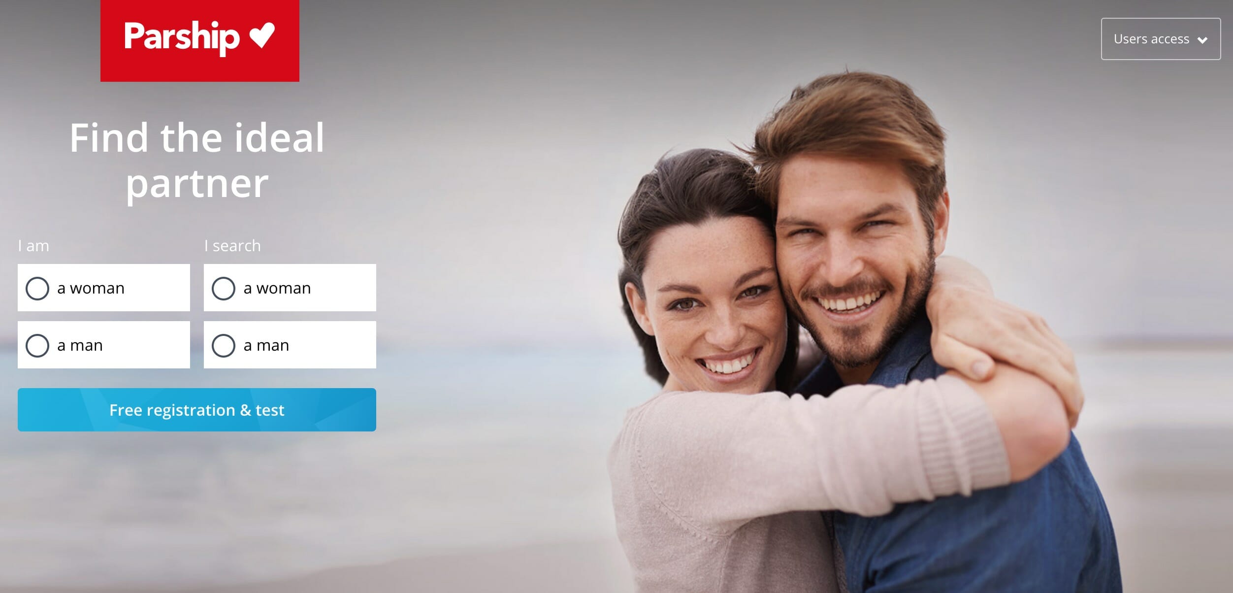 Parship main page spain