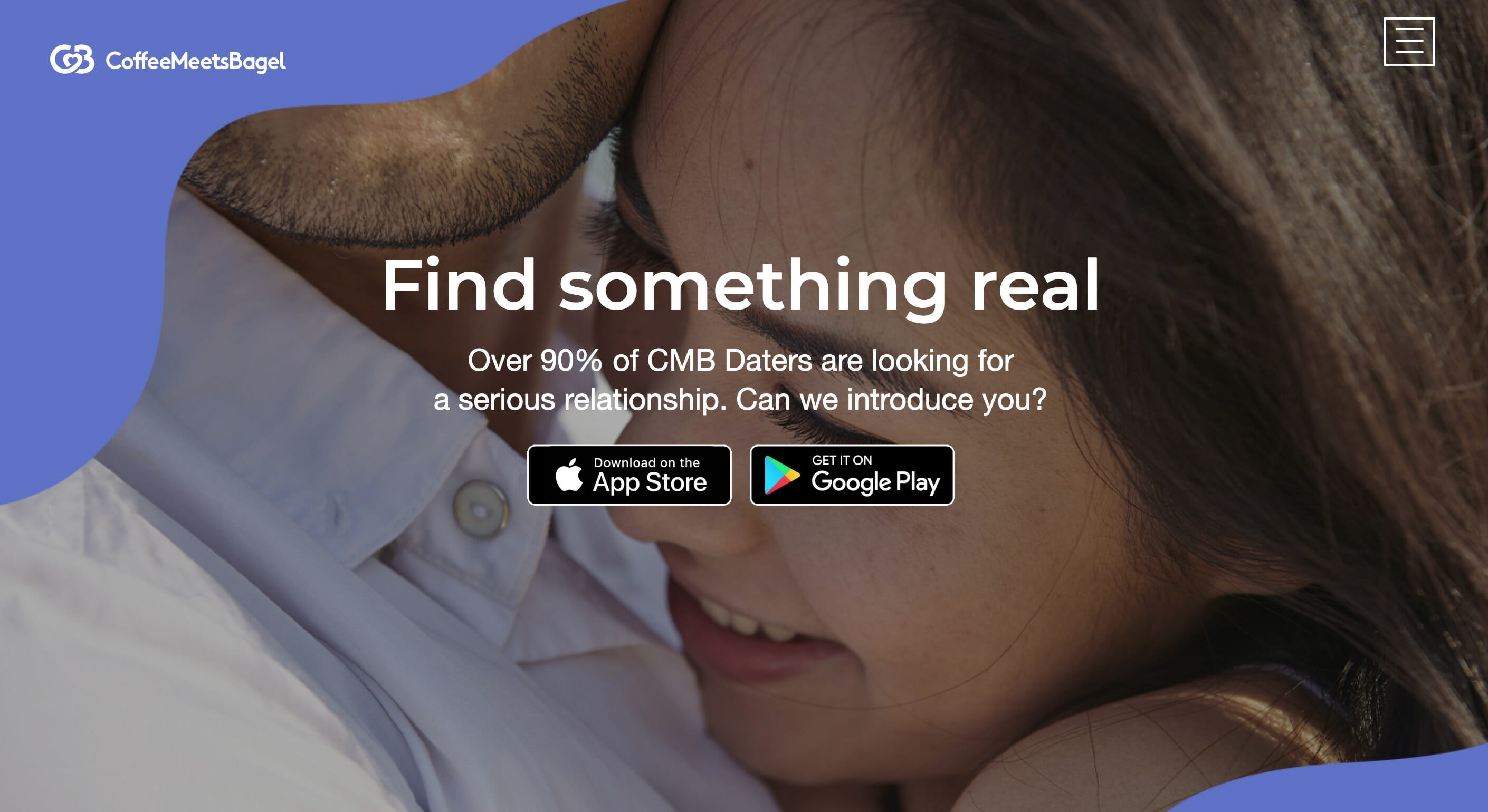 CoffeeMeetsBagel main page