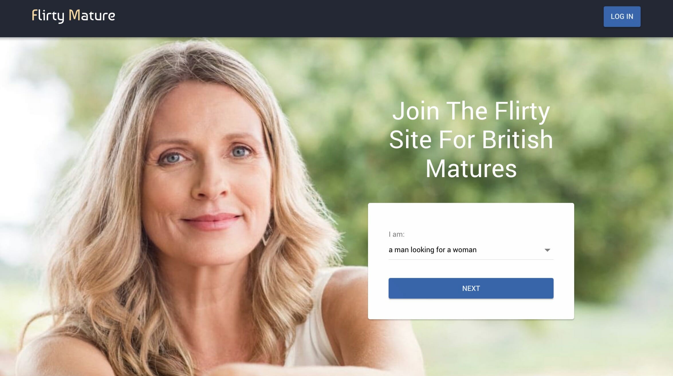 FlirtyMature main page