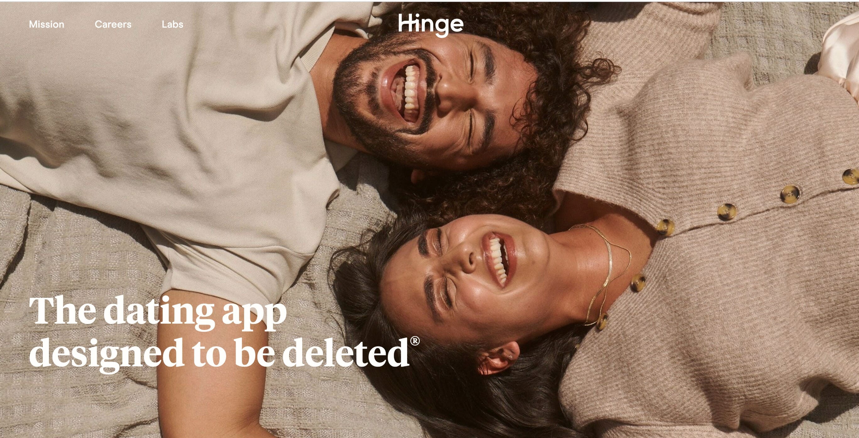 Hinge main page